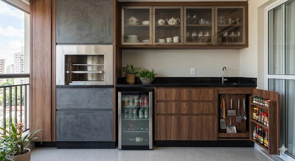 Área Gourmet e Lazer