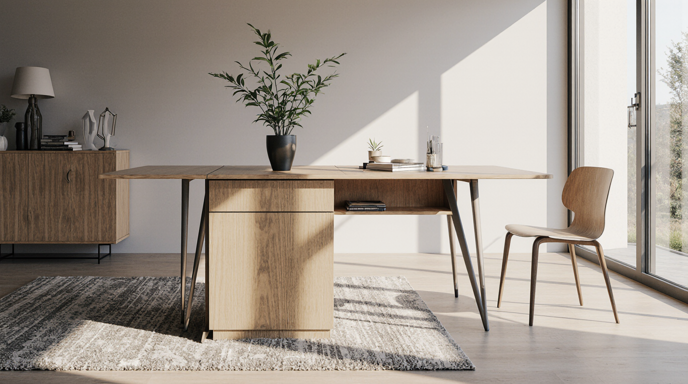 Mesa de Jantar Planejada para Apartamento Pequeno