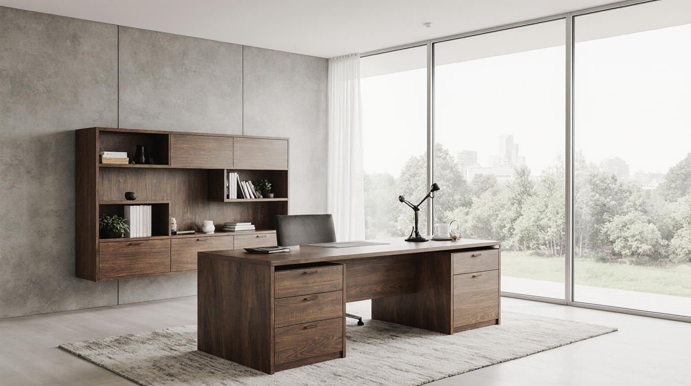 Escritório com Móveis Planejados