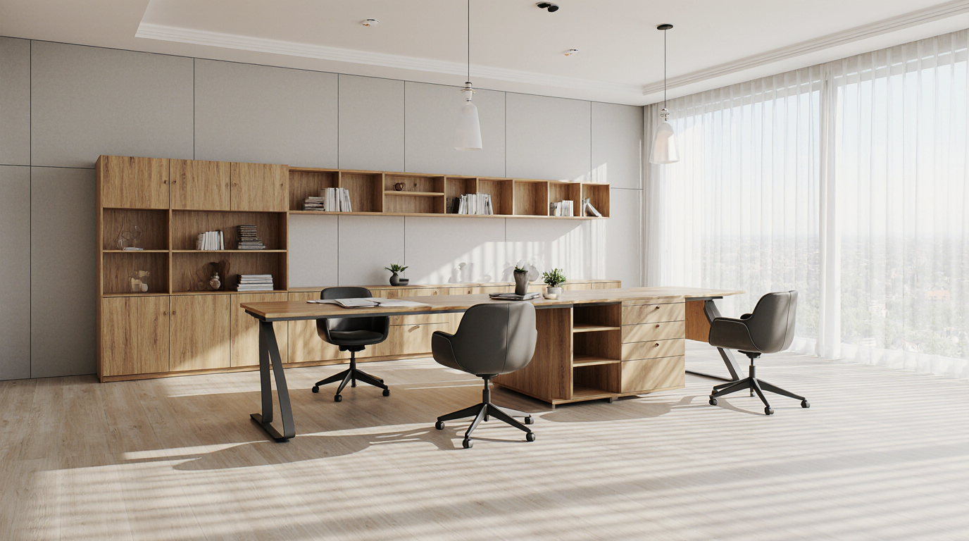 Projeto de Móveis Planejados para Escritório