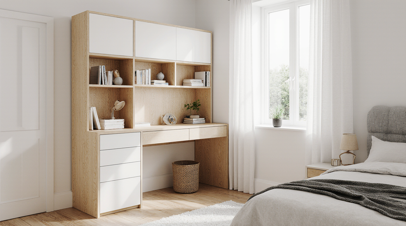 Escrivaninha Planejada para Quarto Pequeno