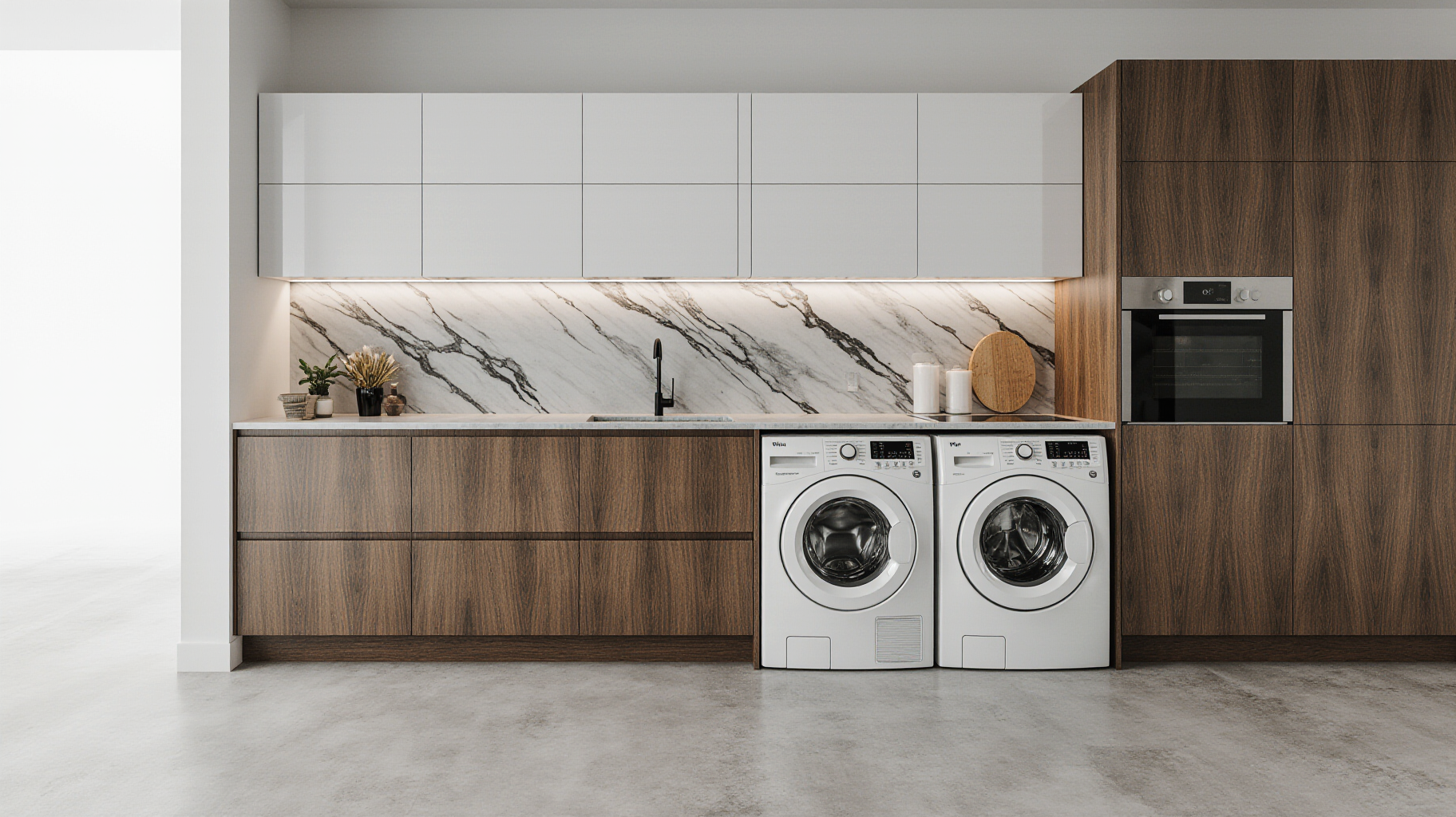 Cozinha Modulada com Lavanderia