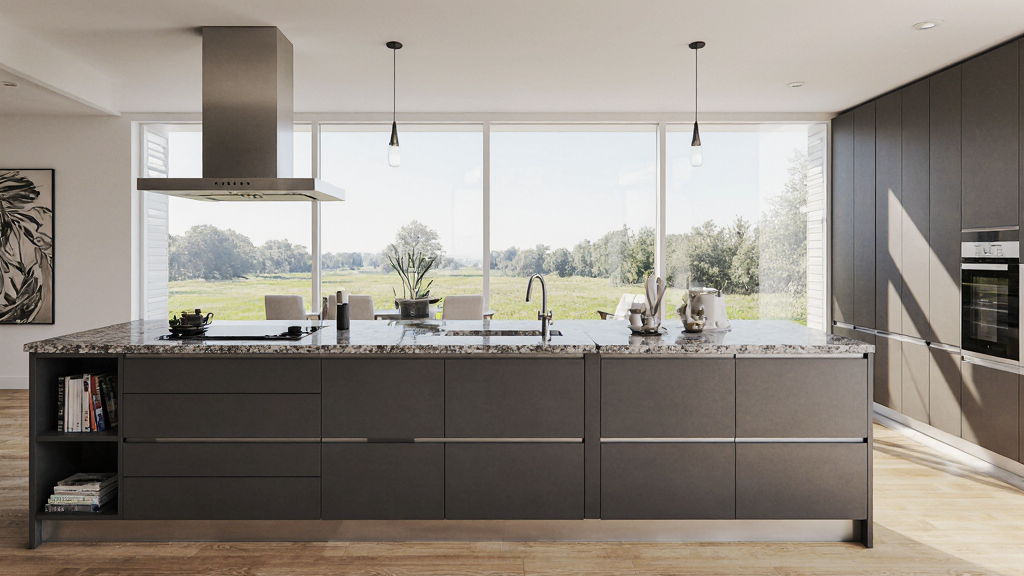 Cozinha Modulada com Tampo de Granito