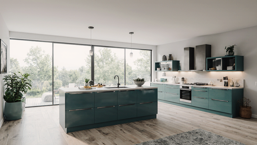 Cozinha Modulada Colorida