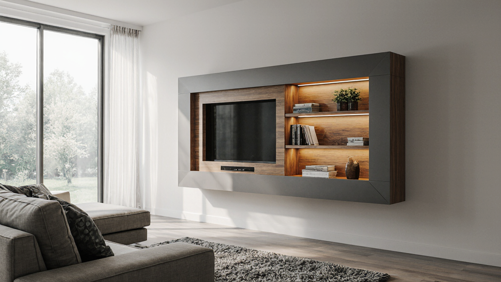 Rack Suspenso Planejado para Sala