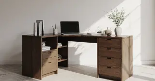 Escrivaninha em L Planejada