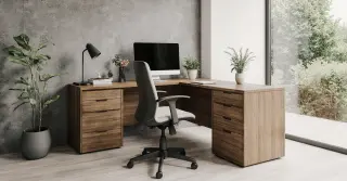 Mesa em L Sob Medida