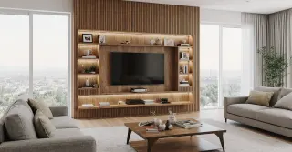 Painel Ripado para Tv Planejado