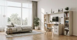 Quarto Escritório Planejado Pequeno