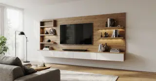 Rack com Painel Suspenso Planejado