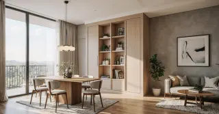 Sala Planejada com Mesa de Jantar